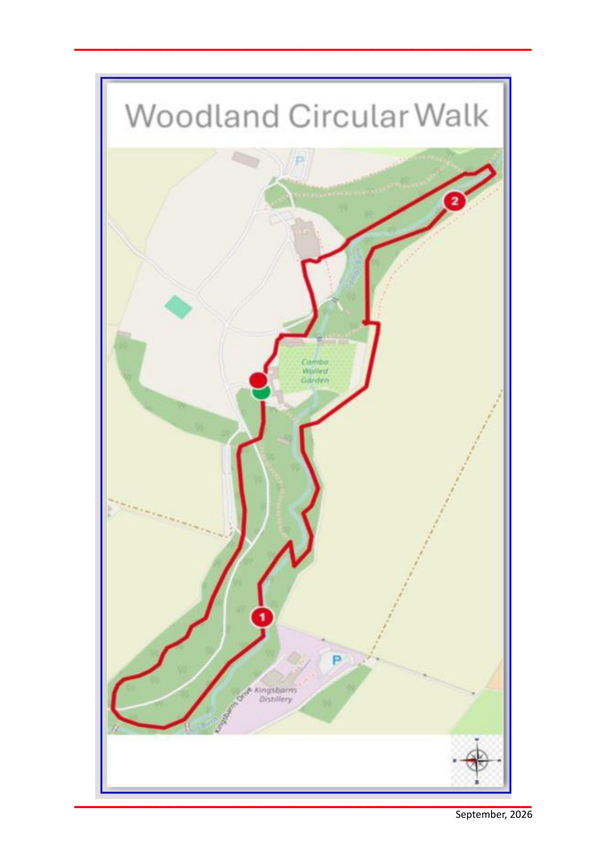 Map of Walk